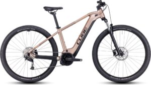 CUBE VTT Électrique Semi-Rigide Cube Reaction Hybrid Performance 500 Shimano Alivio 9V 500 Wh 29'' Marron Metallic 2023