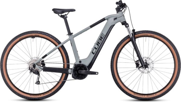 VTT Électrique Semi-Rigide Cube Reaction Hybrid Performance 625 Shimano Alivio 9V 625 Wh 29'' Gris Vert Swamp 2023