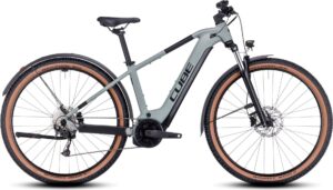 VTT Électrique Semi-Rigide Cube Reaction Hybrid Performance 625 Allroad Shimano Alivio 9V 625 Wh 29'' Gris Vert Swamp 2023