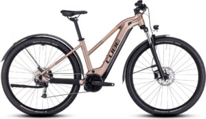 CUBE VTT Électrique Semi-Rigide Cube Reaction Hybrid Performance 500 Allroad Trapeze Shimano Alivio 9V 500 Wh 29'' Marron Metallic 2023