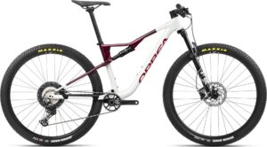 VTT Tout-Suspendu Orbea Oiz H30 Shimano Deore 12V 29'' Blanc Chic Rouge Shadow Coral 2024