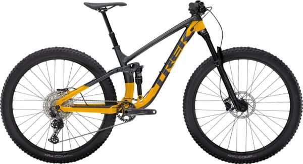 VTT Tout Suspendu Trek Fuel EX 5 Shimano Deore M6100 12V 29'' Gris Lithium / Orange 2023 – Image 2