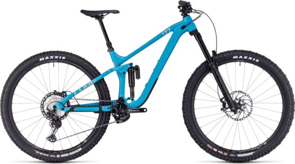 VTT Tout-Suspendu Cube Stereo One77 Race Shimano XT 12V 29'' Bleu Bondi 2023