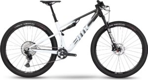 VTT Tout-Suspendu BMC Fourstroke Three Shimano SLX 12V 29'' Gris Carbon Blanc 2023